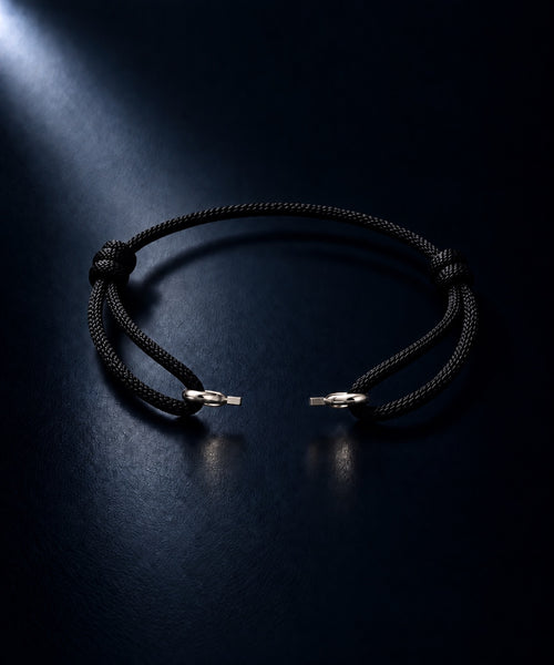 Black cord, isolated