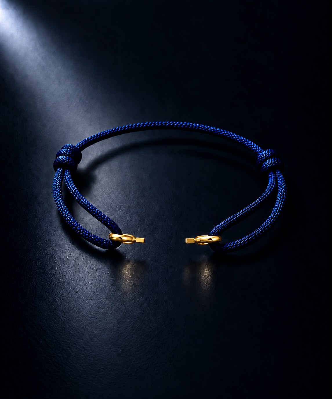 Navy Gold cord, isolated